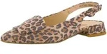Riemchensandale PAUL GREEN "Paul Green Ballerinas Leder", Damen, Gr. 42, leopard,
