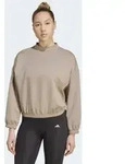 Sweatshirt ADIDAS PERFORMANCE "MOTION ES COVER", Damen, Gr. XL, chalky braun,