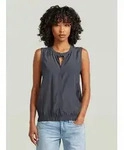 T-Shirt G-STAR "Sleeveless Top", Damen, Gr. XXS, petrol, Obermaterial: 52%...