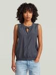 T-Shirt G-STAR "Sleeveless Top", Damen, Gr. XXS, petrol, Obermaterial: 52%...