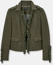 Jackenblazer MADELEINE "Blazer Blazer mit Fransen", Damen, Gr. 36, gr&uuml;n...