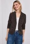 Sweatblazer STREET ONE, Damen, Gr. 34, molten earth, Jersey, Obermaterial: 85%