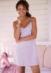 Neglig&eacute; VIVANCE DREAMS, Damen, Gr. 36/38, N-Gr, lavendel, Jersey,...