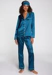 Pyjama S.OLIVER, Damen, Gr. 46, dunkelgr&uuml;n, Webqualit&auml;t, Obermaterial: 95%