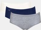 sloggi Midislip "Basic+ Midi" 3er Pack, perfekter Sitz, besonders weiche N&auml;hte,
