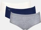 Midislip SLOGGI "Basic+ Midi", Damen, Gr. 36, bunt (multiple colours 17), Single