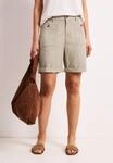 Shorts STREET ONE, Damen, Gr. 38, cobble stone, Web, 98% Baumwolle, 2% Elasthan,