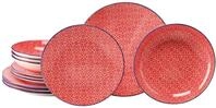 CreaTable Teller-Set "Mediterran, Teller Set 12-tlg." Mediterraner Flair,