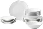 Villeroy & Boch Geschirr-Set "Teller-Set Pura 18er Set wei&szlig;" Sp&uuml;lmaschinenfest,