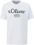 T-Shirt S.OLIVER "T-Shirt Logo T-Shirt 4er Pack", Herren, Gr. M, blau (wei&szlig;,