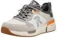 Sneaker RIEKER "Rieker Sneaker Textil", Herren, Gr. 41, wei&szlig;, grau, Textil, Schuhe