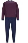 Schlafanzug HAJO "Pyjama", Herren, Gr. 3XL, rot (weinrot), Obermaterial: 100%