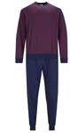 Schlafanzug HAJO "Pyjama", Herren, Gr. 3XL, rot (weinrot), Obermaterial: 100%