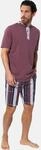 Shorty BABISTA "Schlafanzug VILORO", Herren, Gr. XXL, rosa (rot), Obermaterial:...