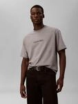 T-Shirt CALVIN KLEIN "SS RLXD STANDARD LOGO CREWNK TEE", Jungen, Gr. S, medium...