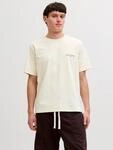 Kurzarmshirt JACK & JONES "JORMONTAUK AOP BACK TEE SS CREW NECK", Jungen, Gr. L,