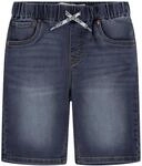 Jeansbermudas LEVI'S KIDS "LVB SKINNY FIT DOBBY SHORT", Jungen, Gr. 16 (176), N-Gr,