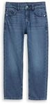Straight-Jeans TOM TAILOR, Jungen, Gr. 152, N-Gr, used mid stone blau denim,