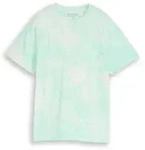 Kurzarmshirt TOM TAILOR, Jungen, Gr. 152, turquoise wei&szlig;, Jersey,...