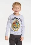 LOGOSHIRT Langarmshirt "Hogwarts" mit detailliertem Print