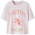 T-Shirt NAME IT "NKFHADIA SS NREG TOP BOX", M&auml;dchen, Gr. 134/140, cradle pink,