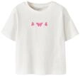 T-Shirt NAME IT "NMFFUTIA SS NREG TOP BOX", M&auml;dchen, Gr. 92, wei&szlig; (cloud...