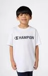 T-Shirt CHAMPION "SPORTWEAR T-SHIRT Standard Fit", Jungen, Gr. L (152/158), wht,