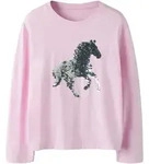 Langarmshirt NAME IT "NKFDASSA LS NREG TOP", Jungen, Gr. 122/128, rosa...