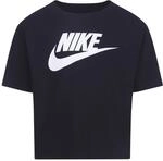 T-Shirt NIKE SPORTSWEAR "NKG HBR CLUB BOXY TEE", M&auml;dchen, Gr. 4, schwarz, Jersey,