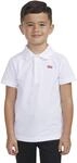 Poloshirt LEVI'S KIDS "LVB BACK NECK TAPE POLO", M&auml;dchen, Gr. 16 (176), wei&szlig;,