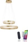 LED Pendelleuchte "Q-VITO", messingfarben matt, 1, &Oslash; 59cm, 1 Stk., NEUHAUS Q SMART