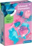 Experimentierkasten CLEMENTONI "Galileo Lab, Schmuck-Diamanten", pink,