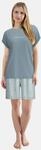 Shorty TOM TAILOR, Damen, Gr. 36, blau, mittel, streifen, Single Jersey,
