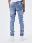 Schlupfjeans NAME IT "NKMROBIN DNMTHAYER SWE", Jungen, Gr. 128, N-Gr, blau...
