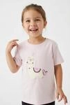T-Shirt NAME IT "NMFBELINA SS NREG TOP PB", M&auml;dchen, Gr. 92, tender touch,...