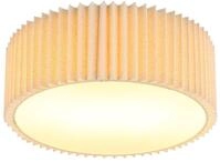 GLOBO LIGHTING Deckenleuchte "PAGE", beige (wei&szlig; matt), &Oslash; 33cm H: 13cm, 1 Stk.,