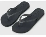 Zehentrenner O'NEILL "PROFILE GLITTER SANDALS", Damen, Gr. 38, schwarz out,