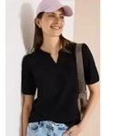 Tunikashirt CECIL, Damen, Gr. S (38), schwarz, Web, 100% Baumwolle, unifarben,