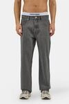 Loose-fit-Jeans PEGADOR "Baltra Baggy Jeans", Herren, Gr. 33, N-Gr, washed grau,
