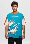 Recovered T-Shirt "NFL Dolphins Miami Cut and Sew Oversized" f&uuml;r alle Miami