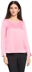 Schlupfbluse BETTY BARCLAY "Damen mit U-Boot-Ausschnitt", Damen, Gr. 36, sea pink,
