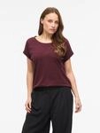 Vila Rundhalsshirt "VIDREAMERS NEW PURE T-SHIRT/SU-NOOS" Baumwollmischung,...