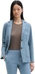 Jerseyblazer MARC O'POLO "aus Organic Cotton-Mix", Damen, Gr. 38, fall sky,...