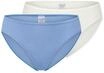 Taillenslip SCHIESSER "Modal Essentials", Damen, Gr. 36, blau (920, sonstiges),