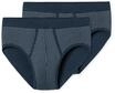 Schiesser Slip "Original Classics" 2er-Pack, mit kontrastfarbenem Karomuster
