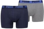 PUMA Boxershorts "PUMA MEN EVERYDAY BASIC BOXERS 2P" Packung, 2erPack, mit Puma