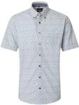 Kurzarmhemd CASAMODA "CASAMODA Freizeithemd Kurzarm Print", Herren, Gr. M,