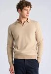 Strickpullover LINDBERGH "Strickpullover Relaxed Fit", Herren, Gr. M, sand,