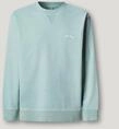 Sweatshirt PEPE JEANS "JOHN CREW", Herren, Gr. M, schwarz acqua blau, Sweatware,
