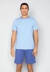 Shorty JOOP "Core", Herren, Gr. L, endless sky, grau blau, Jersey,...